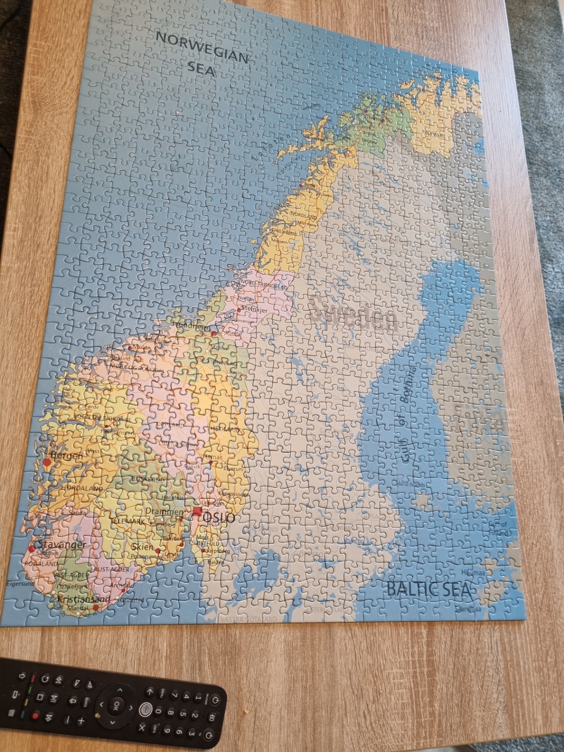 Norgeskart